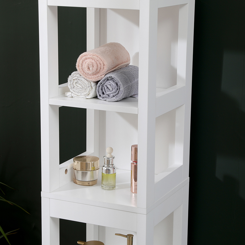 Kabinet-Kolonë Kelby pakoworld mdf e bardhë 30x30x144cm