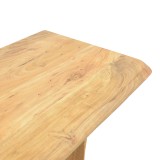 Konsolë Mende pakoworld dru masiv akacie në nuancë natyrale 110x50x76cm