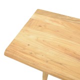 Konsolë Mende pakoworld dru masiv akacie në nuancë natyrale 110x50x76cm