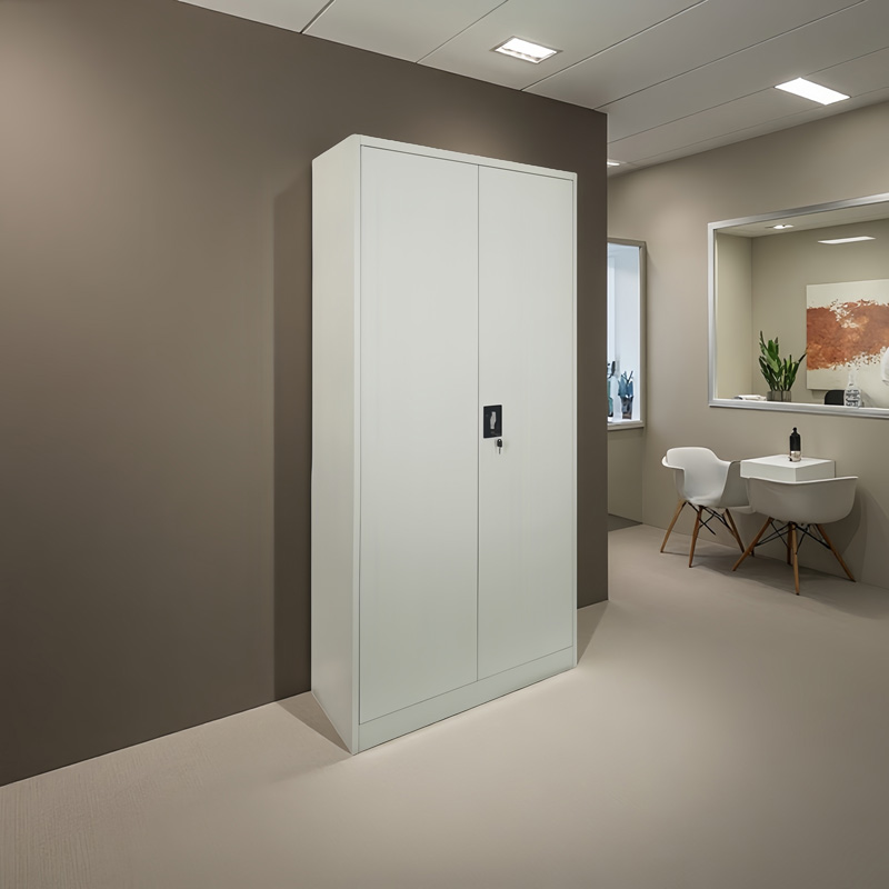 Kabinet metalik Ugren pakoworld në ngjyrë gri të çelët 90x40x180cm