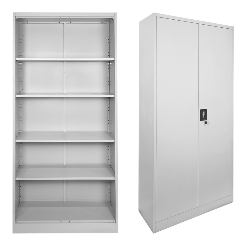 Kabinet metalik Ugren pakoworld në ngjyrë gri të çelët 90x40x180cm