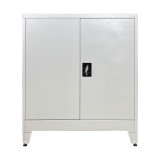 Kabinet metalik Armon pakoworld në ngjyrë gri të çelët 90x45x100cm