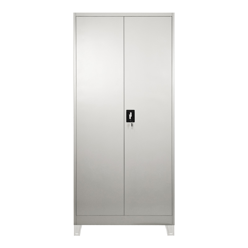 Dollap metalik Zogi pakoworld me ndarje me ngjyrë gri të çelur 90x45x190cm