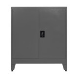 Kabinet metalik Armon pakoworld në ngjyrë anthracite 90x45x100cm