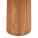 Tavolinë Tully pakoworld prej druri masiv akacie në nuancë natyrale D120x75cm
