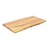 Pllakë tavoline Pozier pakoworld dru masiv akacie në nuancë natyrale 200x95x4cm