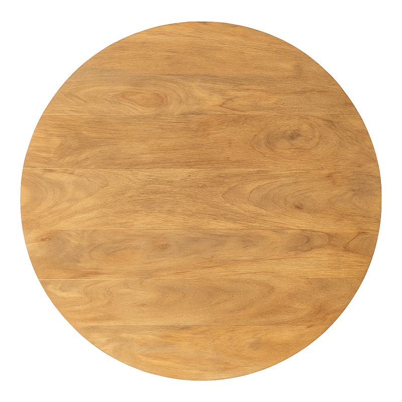 Tavolinë Charmy pakoworld prej druri mango masiv në nuancë natyrale D130x76cm