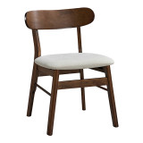 Set tavoline ngrënieje Eleganza-Cairo pakoworld set me 7 pjesë mdf në nuancë arre 180x99x75.8cm