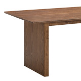 Set tavoline ngrënieje Eleganza-Livia pakoworld set me 7 pjesë mdf në nuancë arre 180x99x75.8cm