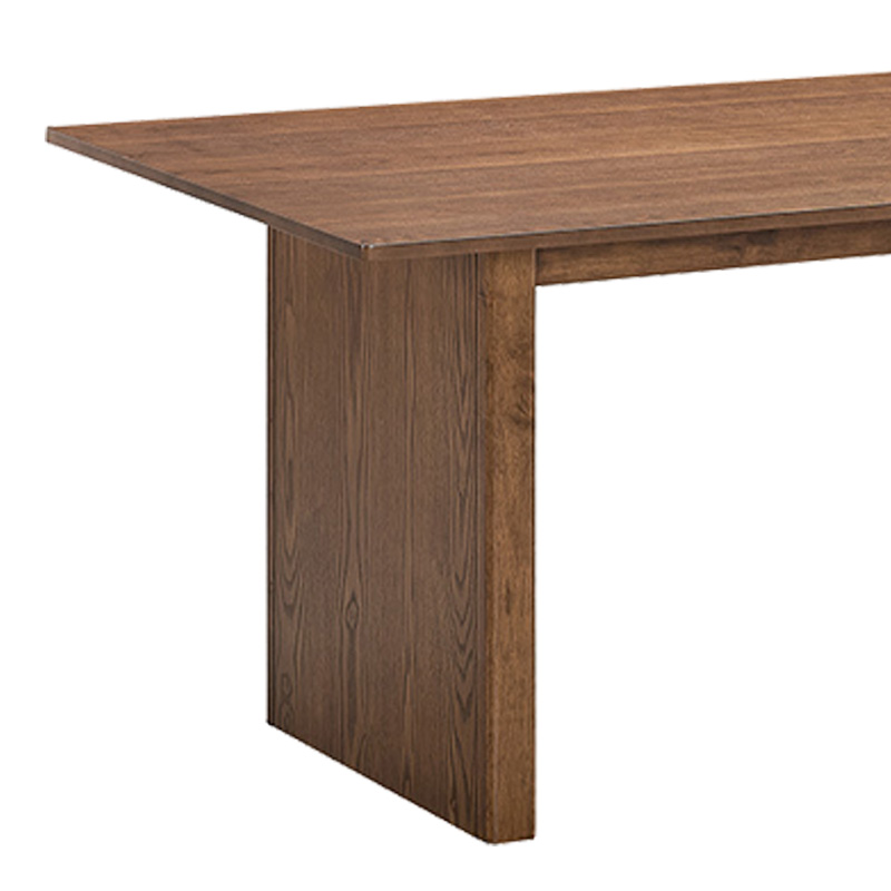 Set tavoline ngrënieje Eleganza-Livia pakoworld set me 7 pjesë mdf në nuancë arre 180x99x75.8cm