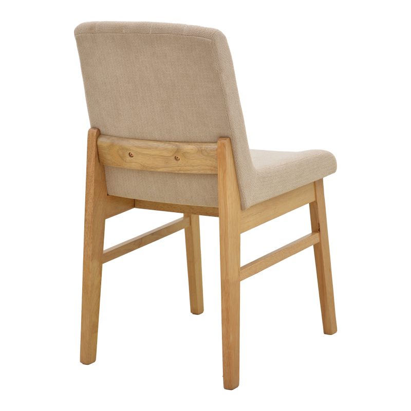 Karrige Dalby pakoworld pëlhurë bezhë sonoma rubberwood 50x45x85.5cm