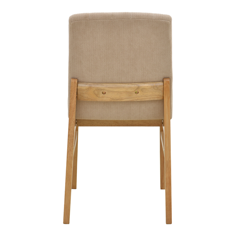 Karrige Dalby pakoworld pëlhurë bezhë sonoma rubberwood 50x45x85.5cm