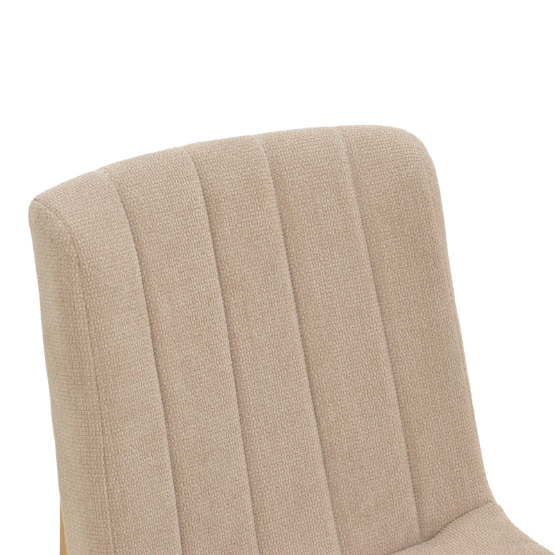 Karrige Dalby pakoworld pëlhurë bezhë sonoma rubberwood 50x45x85.5cm