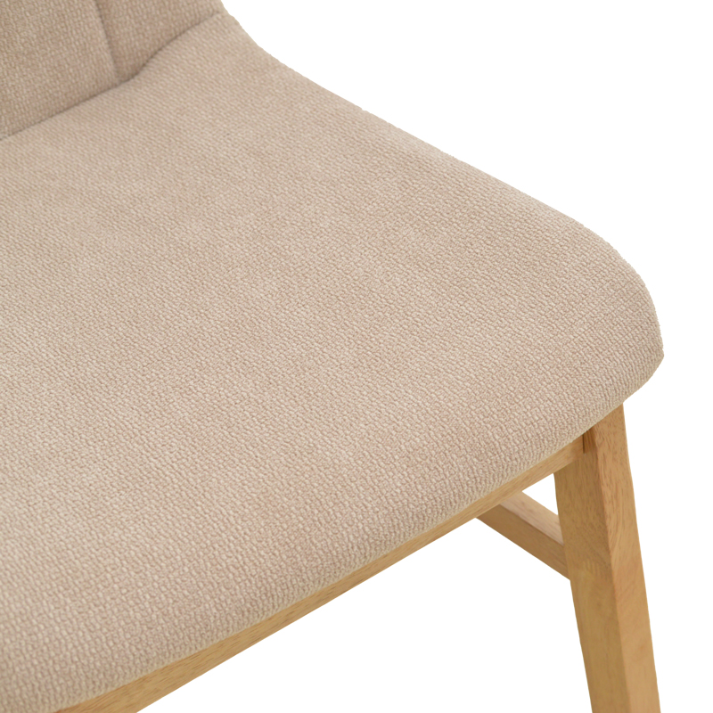 Karrige Dalby pakoworld pëlhurë bezhë sonoma rubberwood 50x45x85.5cm