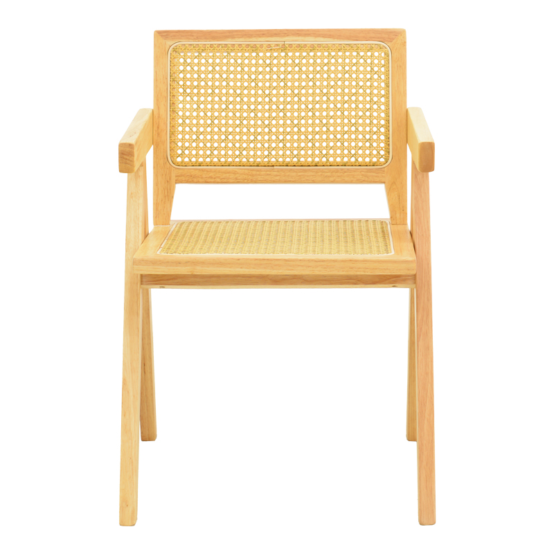 Fotel Winslow pakoworld dru gome-rattan në nuancë natyrale 51x54x80cm