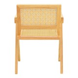 Fotel Winslow pakoworld dru gome-rattan në nuancë natyrale 51x54x80cm