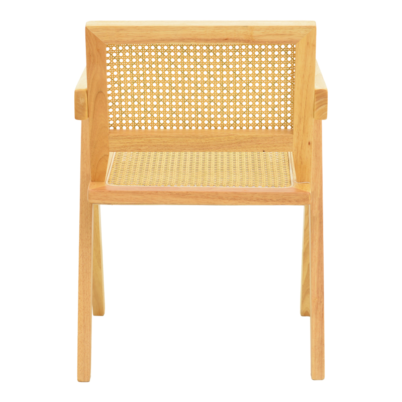 Fotel Winslow pakoworld dru gome-rattan në nuancë natyrale 51x54x80cm