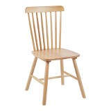 Karrige Bristol pakoworld rubberwood në nuancë natyrale 45x51x86cm
