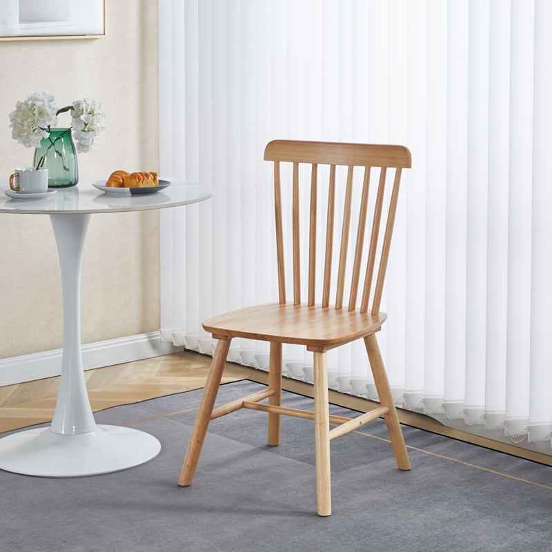 Karrige Bristol pakoworld rubberwood në nuancë natyrale 45x51x86cm