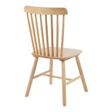 Karrige Bristol pakoworld rubberwood në nuancë natyrale 45x51x86cm