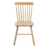 Karrige Bristol pakoworld rubberwood në nuancë natyrale 45x51x86cm