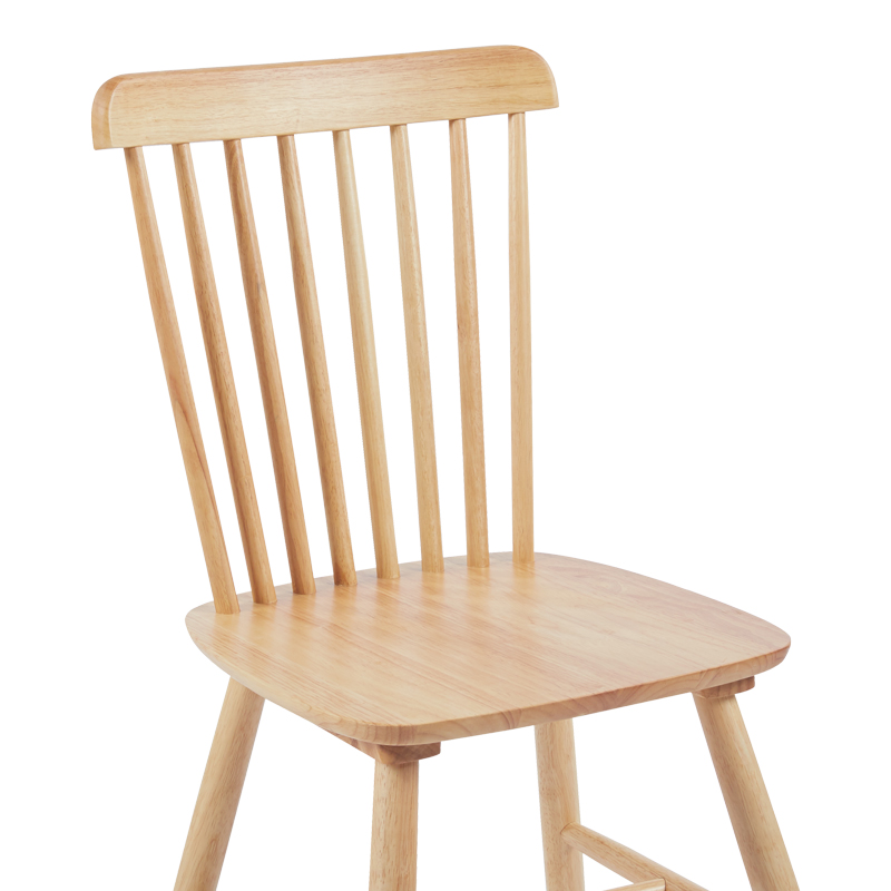 Karrige Bristol pakoworld rubberwood në nuancë natyrale 45x51x86cm