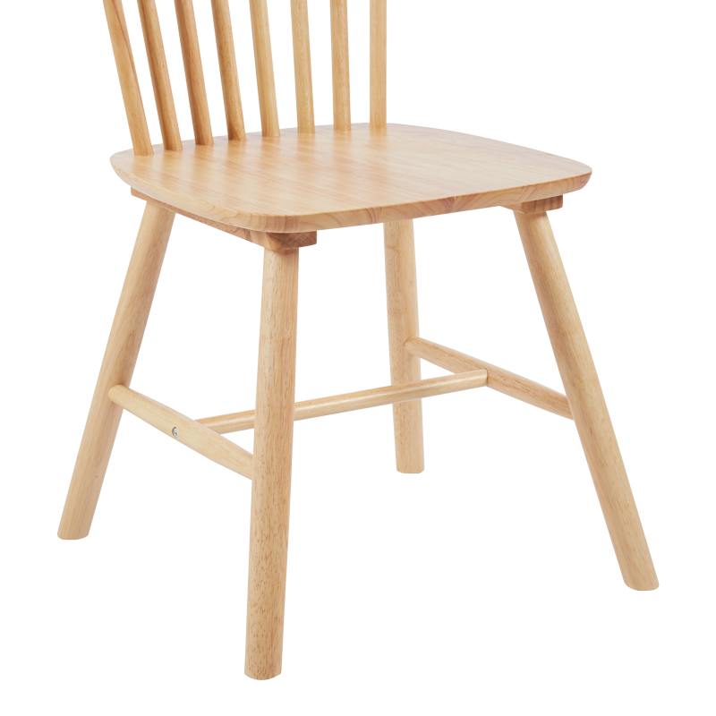 Karrige Bristol pakoworld rubberwood në nuancë natyrale 45x51x86cm