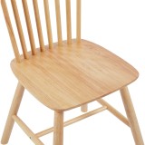 Karrige Bristol pakoworld rubberwood në nuancë natyrale 45x51x86cm