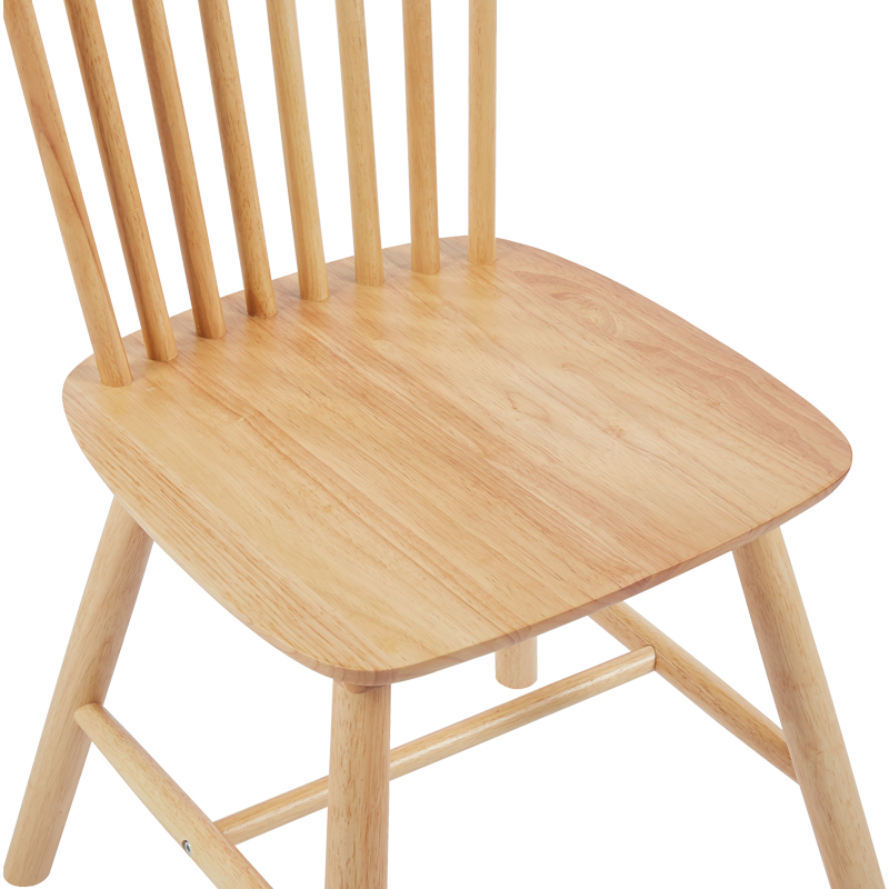 Karrige Bristol pakoworld rubberwood në nuancë natyrale 45x51x86cm
