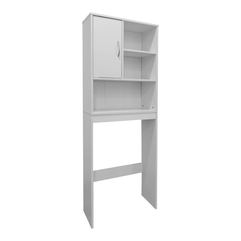 Dollap banjoje Tazien pakoworld në nuancë të bardhë 60x24x168.5cm