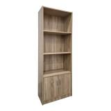 Bibliotekë Tekaro pakoworld në nuancë sonoma 60x29x166cm