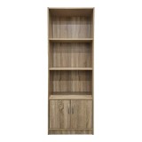 Bibliotekë Tekaro pakoworld në nuancë sonoma 60x29x166cm