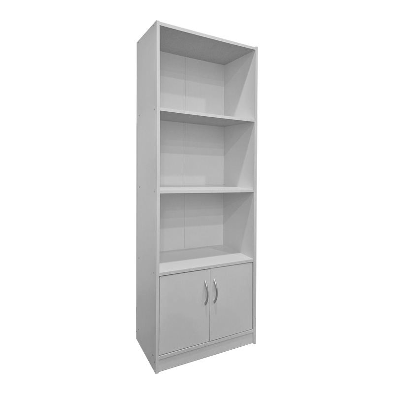 Bibliotekë Tekaro pakoworld në nuancë të bardhë 60x29x166cm