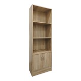 Bibliotekë Tekaro pakoworld në nuancë sonoma 57x33x180cm