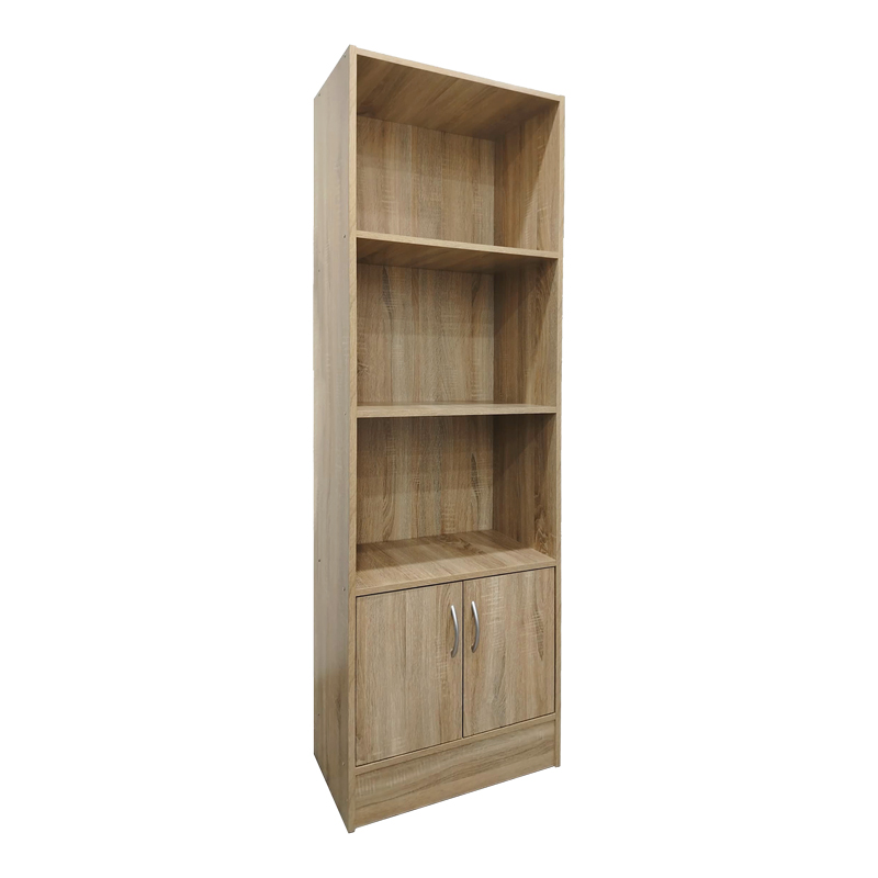 Bibliotekë Tekaro pakoworld në nuancë sonoma 57x33x180cm