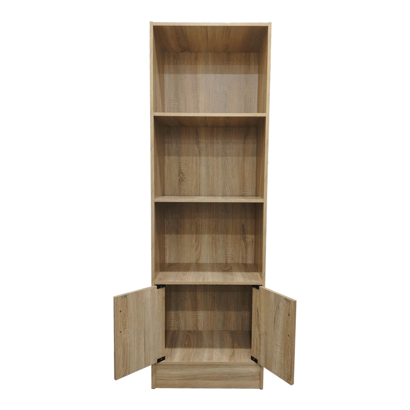 Bibliotekë Tekaro pakoworld në nuancë sonoma 57x33x180cm