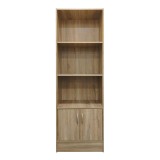 Bibliotekë Tekaro pakoworld në nuancë sonoma 57x33x180cm