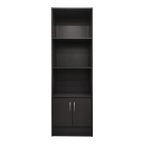 Bibliotekë Tekaro pakoworld në nuancë antraciti 57x33x180cm