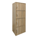 Kabinet kolone Soline pakoworld në nuancë sonoma 40x34.5x120cm