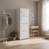 Dollap kolone Soline pakoworld në nuancë të bardhë 40x34.5x120cm