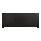 Bufe Kalya pakoworld në nuancë WENGE 220x49x89.5cm