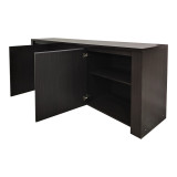 Bufe Kalya pakoworld në nuancë WENGE 220x49x89.5cm