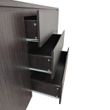 Bufe Kalya pakoworld në nuancë WENGE 220x49x89.5cm