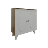 Raft-kabinet këpucësh Cathi pakoworld në nuancë të bardhë-SONOMA 80x34x95cm