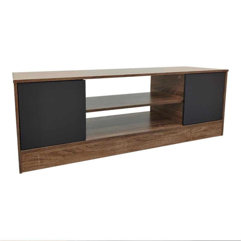 Komodinë TV Sasa pakoworld në nuancë lisi-antracit 120x35x41.5cm