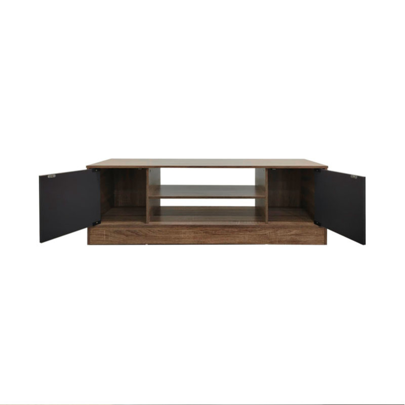 Komodinë TV Sasa pakoworld në nuancë lisi-antracit 120x35x41.5cm