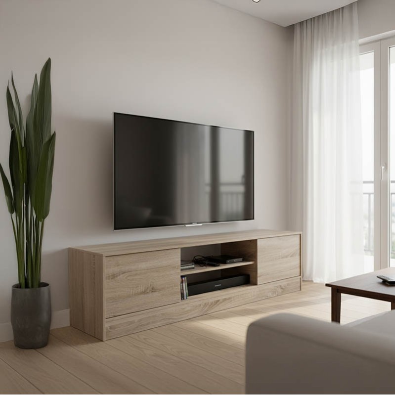 Kabinet TV Sasa pakoworld në nuancë sonoma 150x35x41.5cm