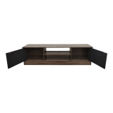 Komodinë TV Sasa pakoworld në nuancë lisi-antracit 150x35x41.5cm
