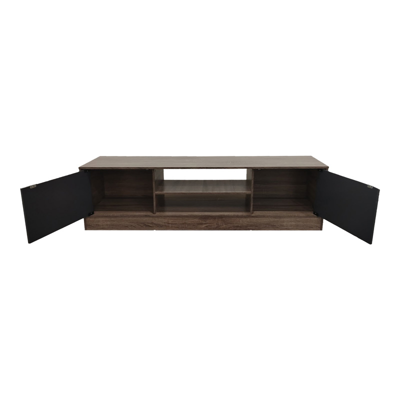 Komodinë TV Sasa pakoworld në nuancë lisi-antracit 150x35x41.5cm