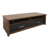 Dollap TV Podizor pakoworld në nuancë lisi-antracit 120x45x42.5cm
